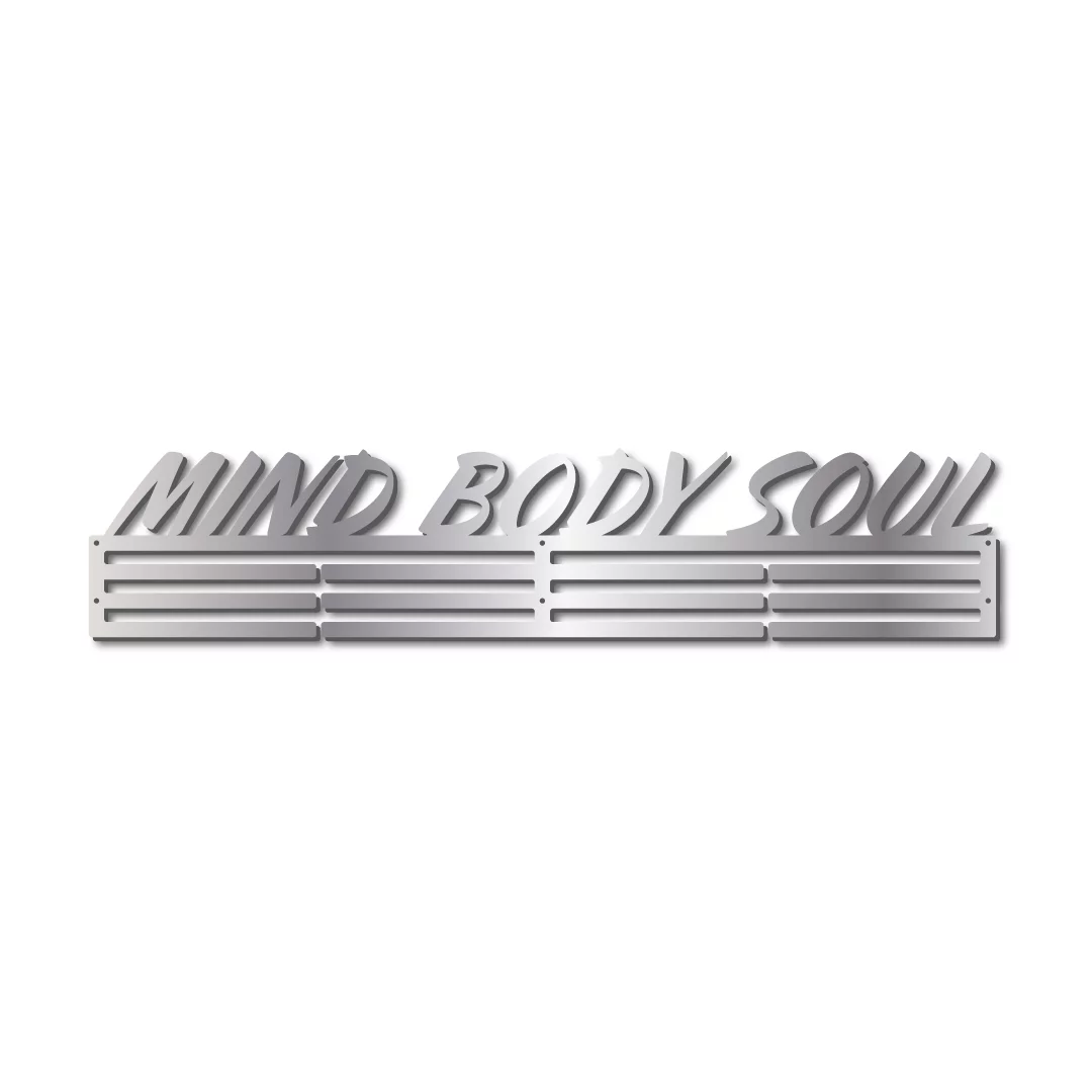 Mind Body and Soul Medal Display Rack in Cortado - Image 2