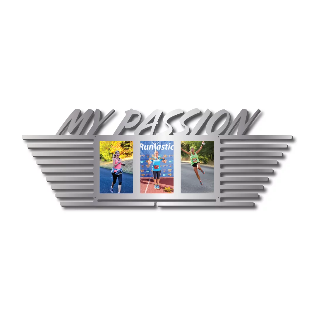 My Passion 3 Picture Frame Medal Display Rack - Image 2