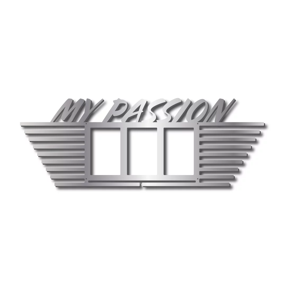 My Passion 3 Picture Frame Medal Display Rack