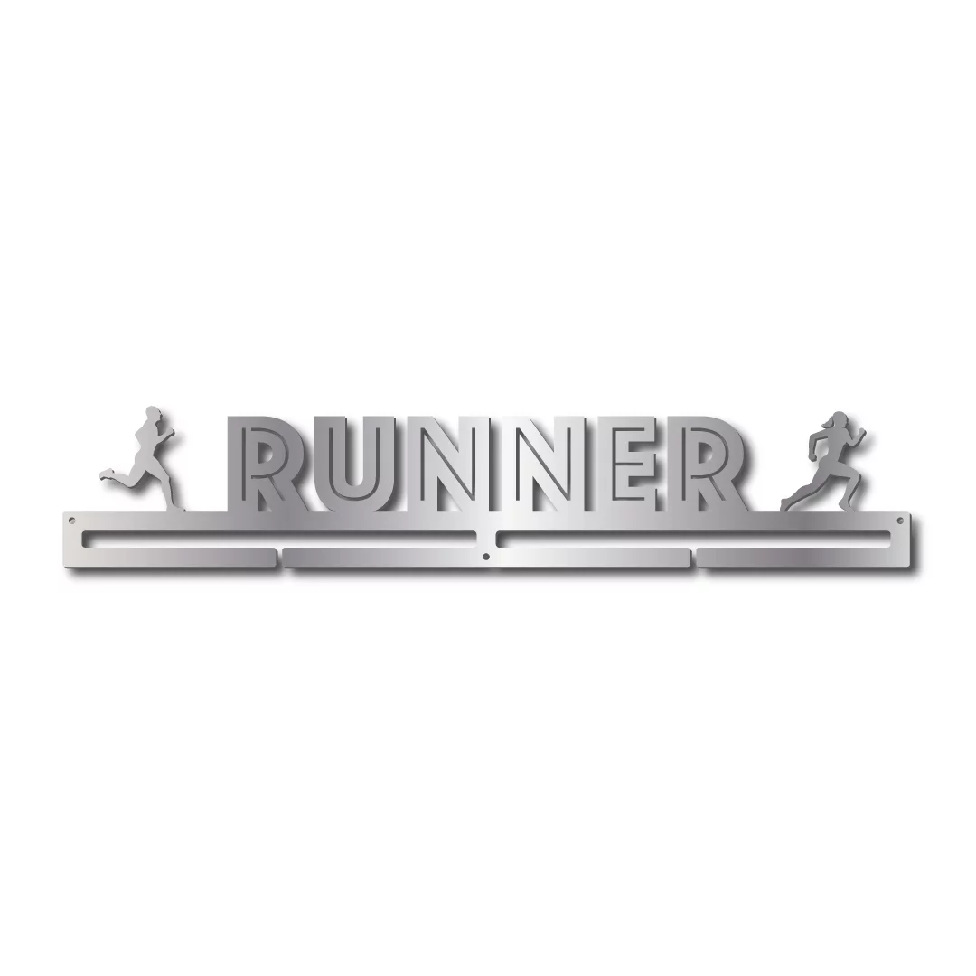 Runners Medal Display Rack in Phosphate
