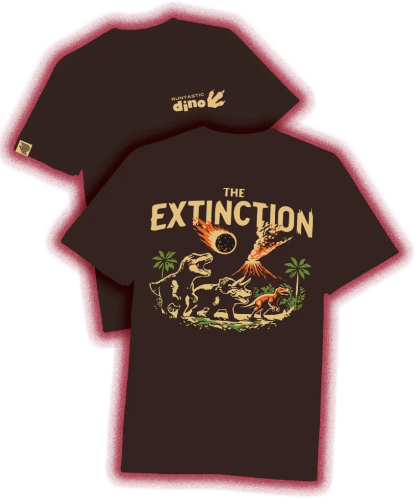 Runtastic DINO 2026 Race Shirt - Vernal, Utah Image of the Runtastic DINO 2026 Race Shirt - Vernal, Utah