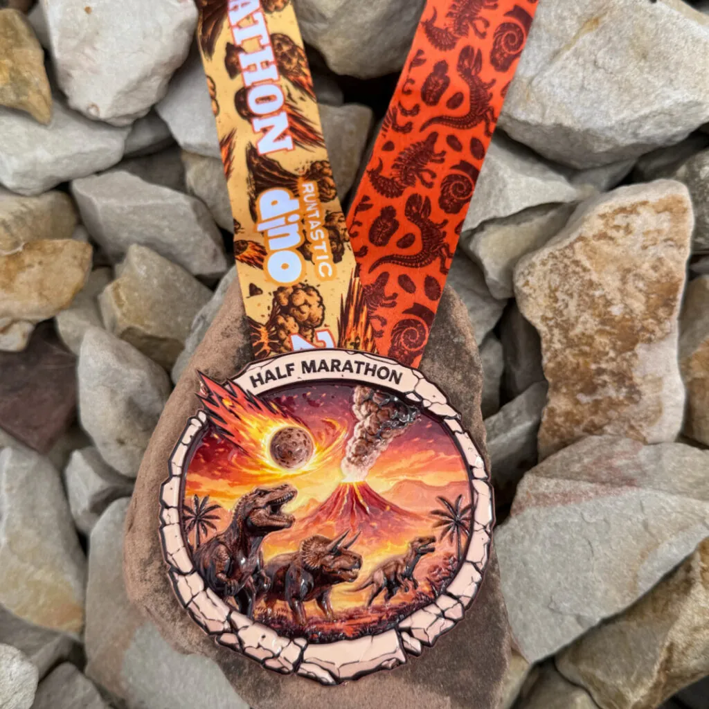 Runtastic DINO 2026 Finisher medal Image of the Runtastic DINO 2026 Finisher medal
