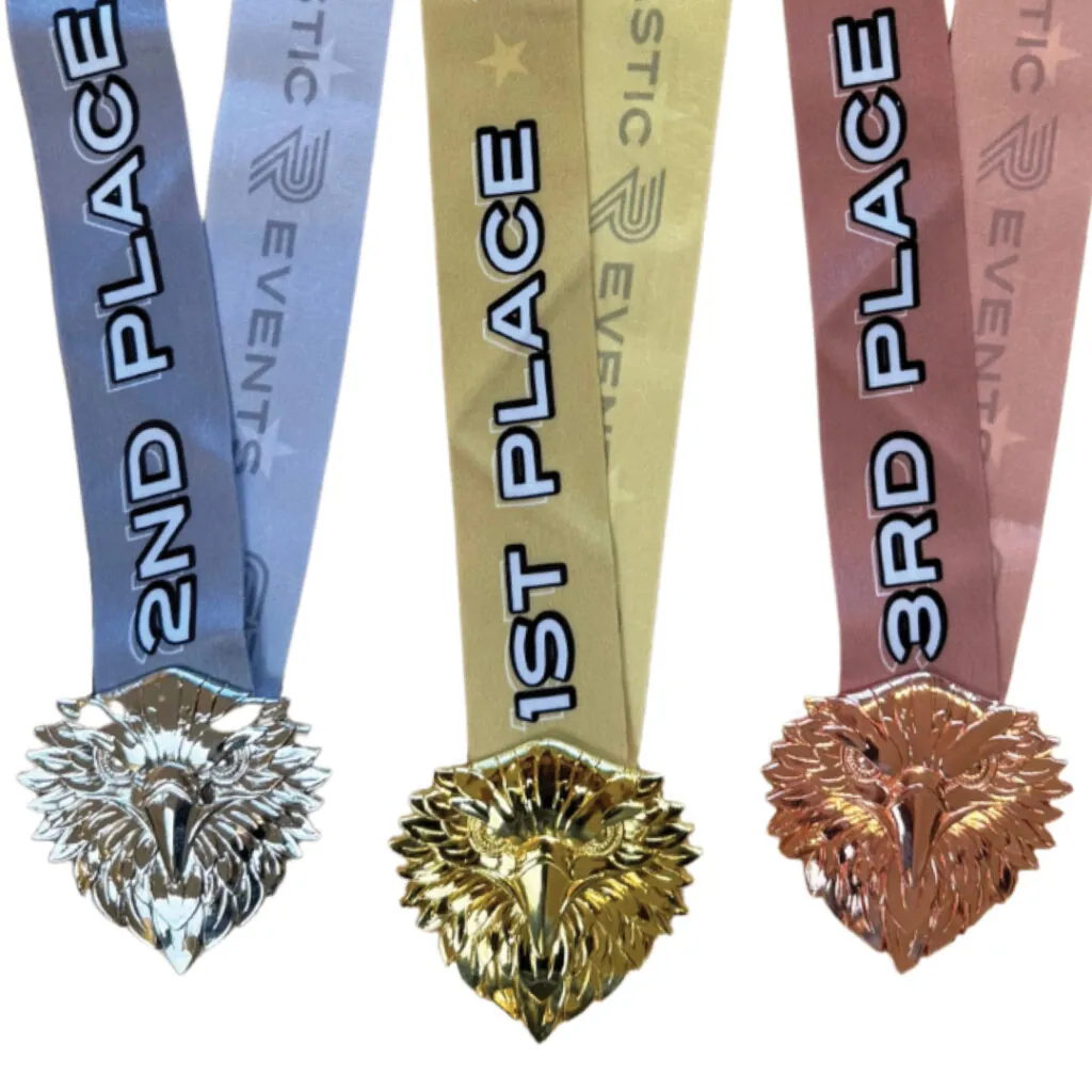 Runtastic Run of Remembrance 2026 Gold, Silver, and Bronze Award Medals Runtastic Run of Remembrance 2026 Gold, Silver, and Bronze Award Medals