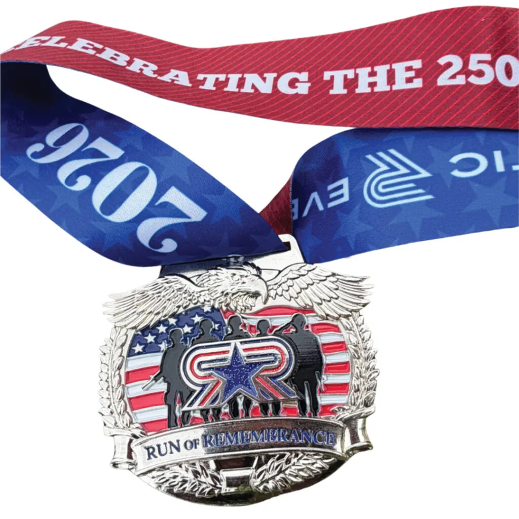 Runtastic Run of Remembrance 2026 Finish Medal Runtastic Run of Remembrance 2026 Finish Medal