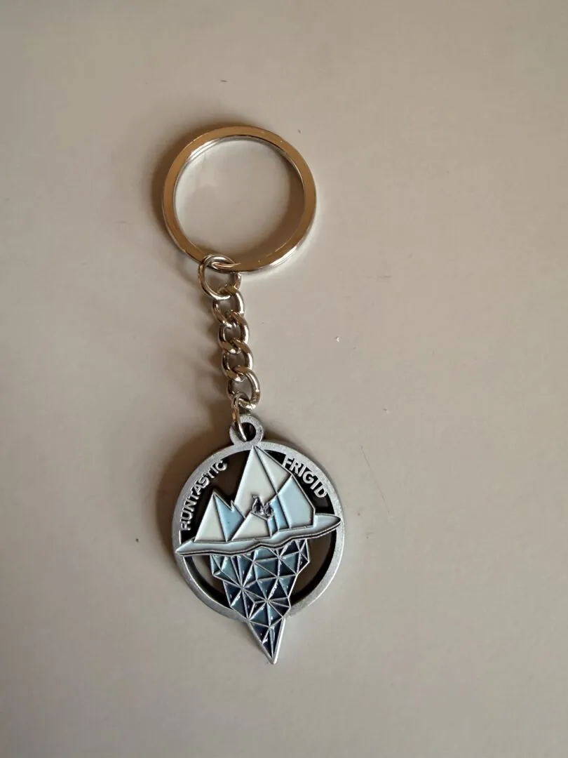 Circle Frigid keychain