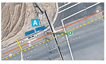 Runtastic Marathon Relay Exchange - LEG 3: Exchange Park to Epic Sports Park Map image for the Runtastic Marathon Relay Exchange - LEG 3: Exchange Park to Epic Sports Park